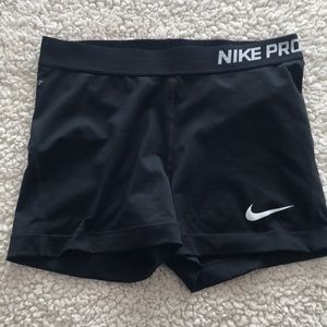 Women’s Nike Pro Dri-Fit shorts. Size medium.